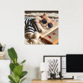 Poster Véritable livre d'amour. Mode de vie romantique (Bureau à domicile)