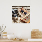 Poster Véritable livre d'amour. Mode de vie romantique (Cuisine)