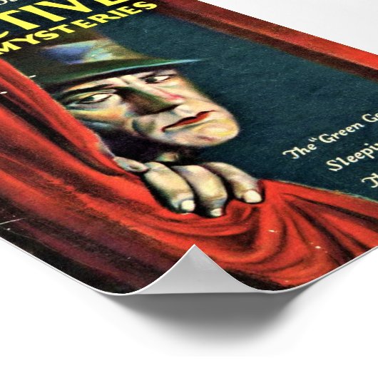 Poster Véritable mystère détective - Décembre (Coin)