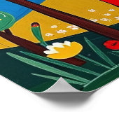 Poster Véritable paysage urbain et nature (Coin)