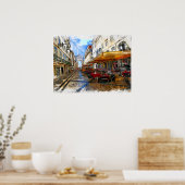 Poster Véritable Portugal - Lisbonne (Cuisine)