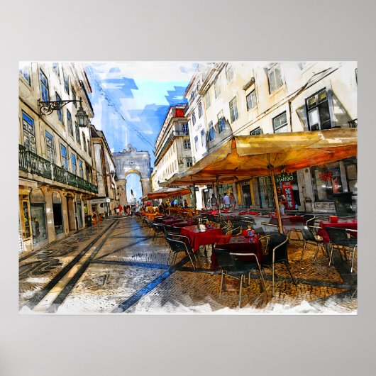 Poster Véritable Portugal - Lisbonne (Devant)