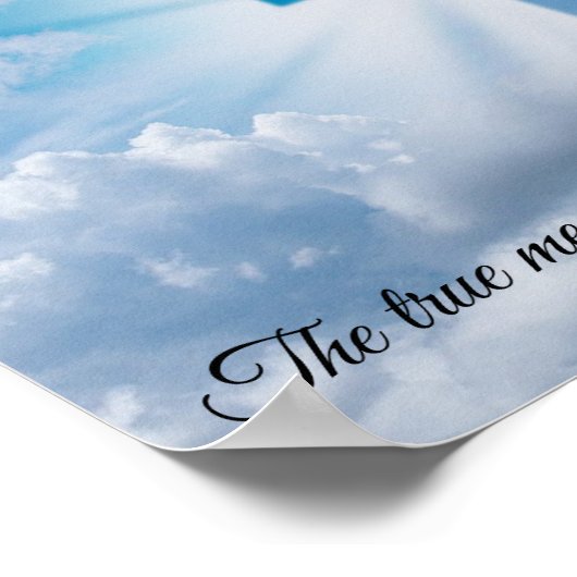 Poster Véritable Signification De Pâques (Coin)