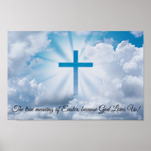 Poster Véritable Signification De Pâques (Devant)