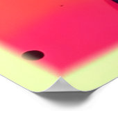 Poster Véritable vague de couleurs Art Abstrait (Coin)