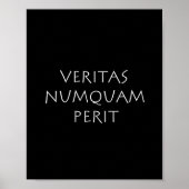 Poster Veritas numquam perit (Devant)