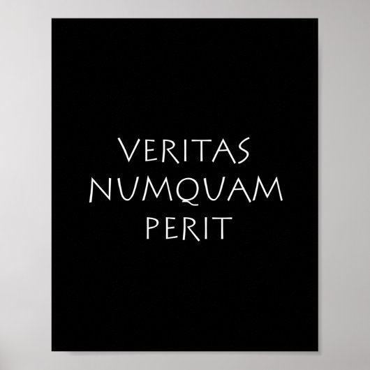 Poster Veritas numquam perit (Devant)