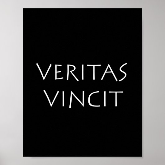 Poster Veritas vincit (Devant)