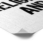 Poster Vérité de la bouche (Coin)