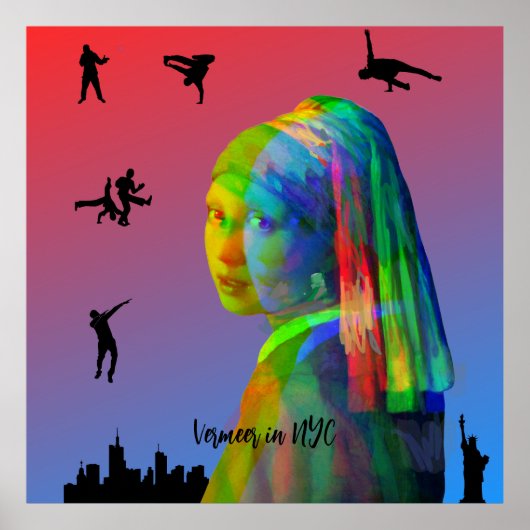Poster Vermeer dans NYC (Devant)