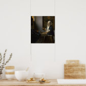 Poster Vermeer - Femme Détenant Un Solde 1665 (Cuisine)
