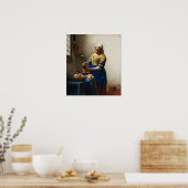 Poster Vermeer L'Affiche Milkmaid (Cuisine)
