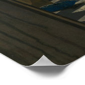 Poster Vermeer - Lettre d'amour 1670 (Coin)