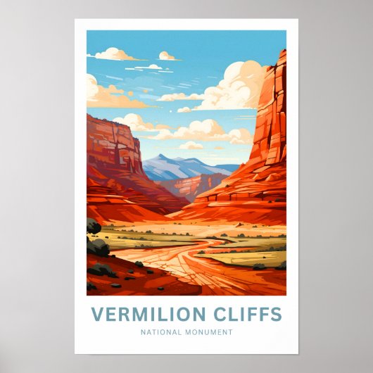 Poster Vermilion Cliffs Monument National Imprimer (Devant)