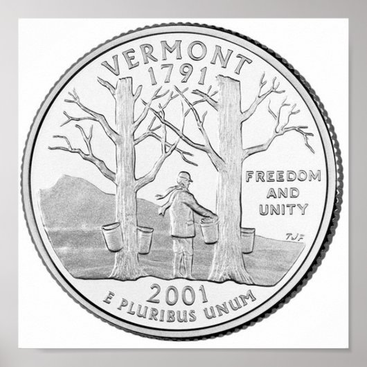 Poster Vermont (Devant)