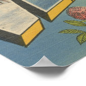 Poster Vermont (Capitale d'Etat/Fleur) - (Coin)