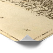 Poster Vermont Map by Arrowsmith (Coin)