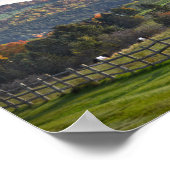 Poster Vermont pastoral d'automne (Coin)