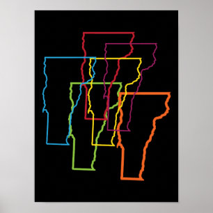 Poster vermont pride blur