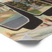 Poster Vermont (Scène D'Hiver) - Grandes Scènes De Lettre (Coin)