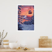 Poster Vermont Ski Art 1 (Cuisine)