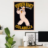 Poster Vermouth Bianco, haute vie, Isolabella (Bureau à domicile)