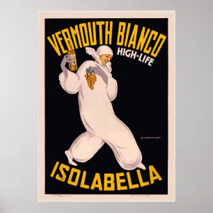 Poster Vermouth Bianco, haute vie, Isolabella