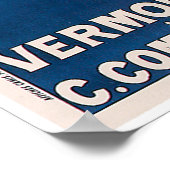 Poster Vermouth Blanc Boissons Vintages Publicité Art (Coin)