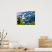 Poster Vernal & Nevada Falls from Glacier Point, CA (Cuisine)