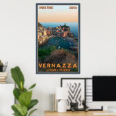 Poster Vernazza (Bureau à domicile)