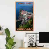 Poster Vernazza (Bureau à domicile)