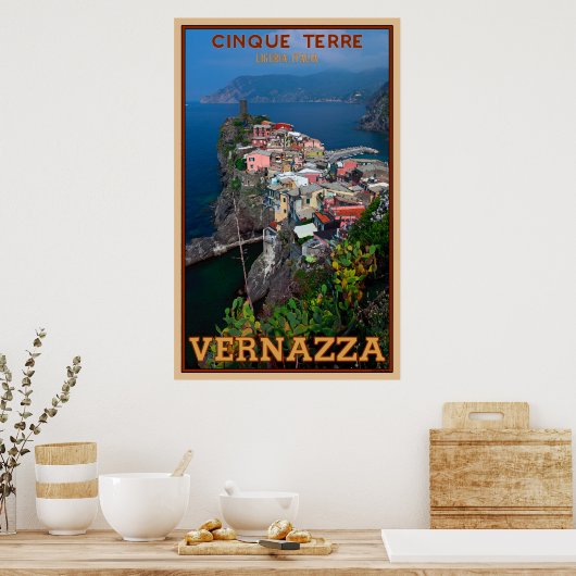 Poster Vernazza (Cuisine)