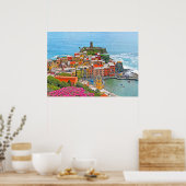 Poster VERNAZZA - Cinque Terre - panorama - Ligurie - (Cuisine)
