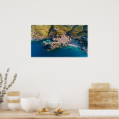 POSTER VERNAZZA, ITALIE - SCÈNE CÔTIÈRE (Cuisine)