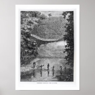 Poster Verney Lovett Cameron (1844-94) croisant le Lulin