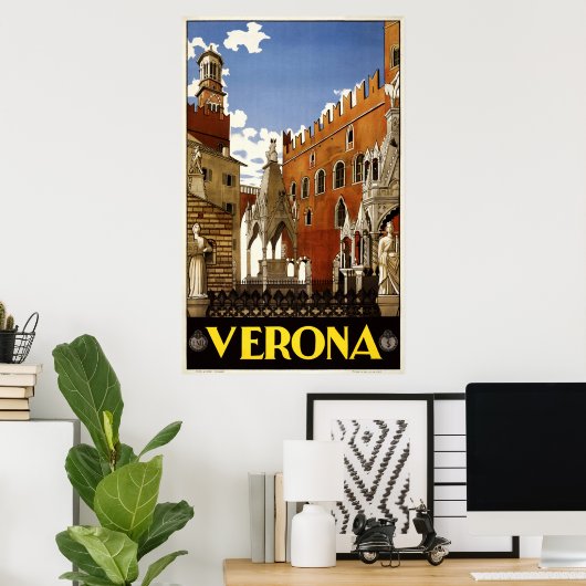 Poster Vérone (Bureau à domicile)