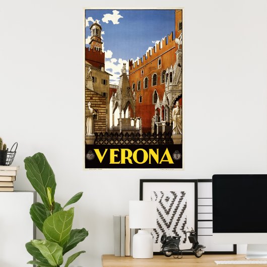 Poster Vérone (Bureau à domicile)
