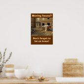 Poster: Verplaatsingshuis Poster (Keuken)