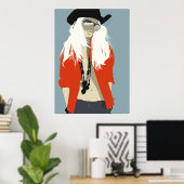 Poster verre (Bureau à domicile)