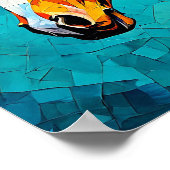 Poster Verre à cheval (Coin)