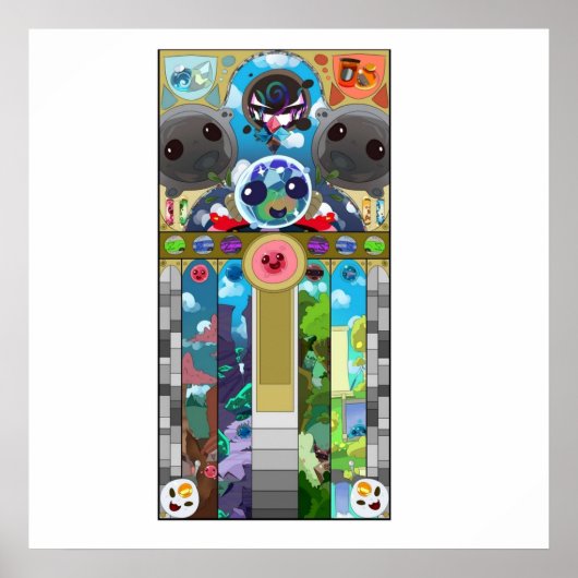 Poster Verre à ruban mince (Devant)