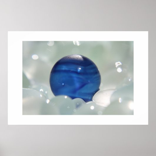 Poster Verre bleu multi-mer (Devant)