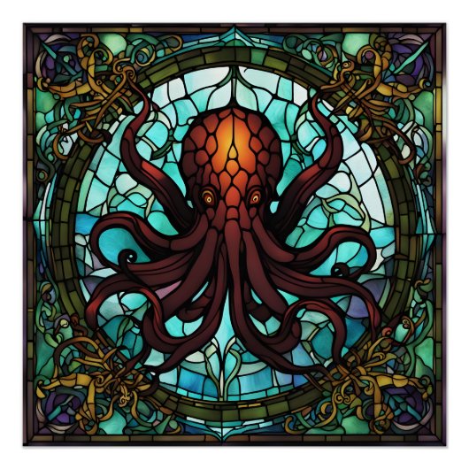 Poster Verre Cthulhu (Devant)