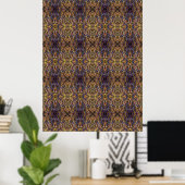 Poster Verre de Carnaval Herbe avec champignon de moisiss (Bureau à domicile)