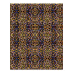 Poster Verre de Carnaval Herbe Avec Moisissure Orange Mou