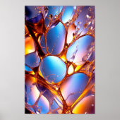 Poster Verre de couleur liquide (Devant)