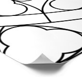 Poster Verre de couleur rose (Coin)