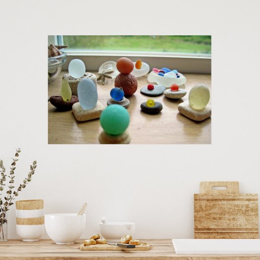 Poster Verre de mer (Cuisine)