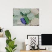 Poster Verre de plage pâle (Bureau à domicile)