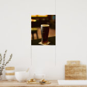 Poster Verre de vente irlandaise dans le pub (Cuisine)